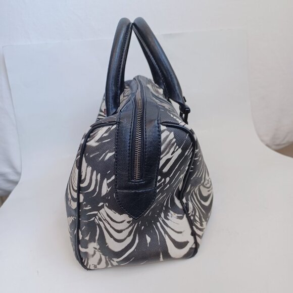 L.A.M.B. Bag by Gwen Stefani Black White Satchel Handbag Purse Luxury Designer - Picture 7 of 15